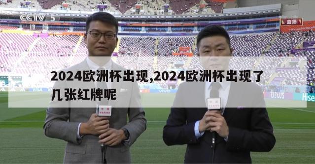 2024欧洲杯出现,2024欧洲杯出现了几张红牌呢